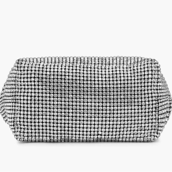 Madison West Los Angeles Rhinestone Bling Knotted Handbag. NWT - Picture 4 of 11